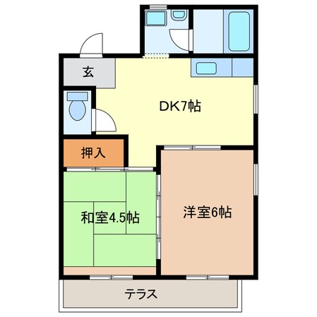 柳原レジデンス＊の物件間取画像